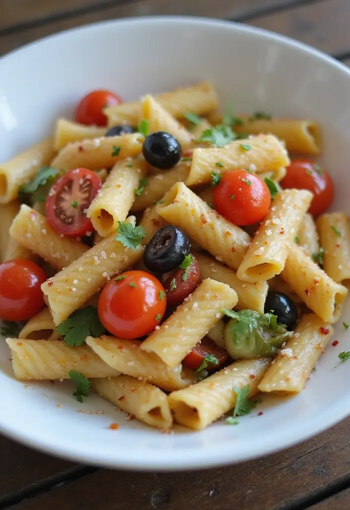28 Mediterranean Lunch Meal Prep Recipes for a Healthy Week - 9. Mediterranean Pasta Salad
