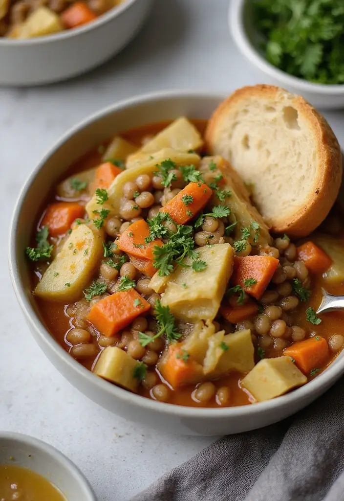 28 Mediterranean Meal Prep Recipes to Simplify Your Week - 11. Cabbage and Lentil Stew