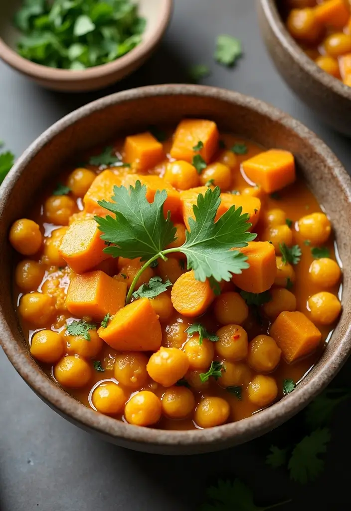 28 Mediterranean Meal Prep Recipes to Simplify Your Week - 13. Sweet Potato and Chickpea Curry