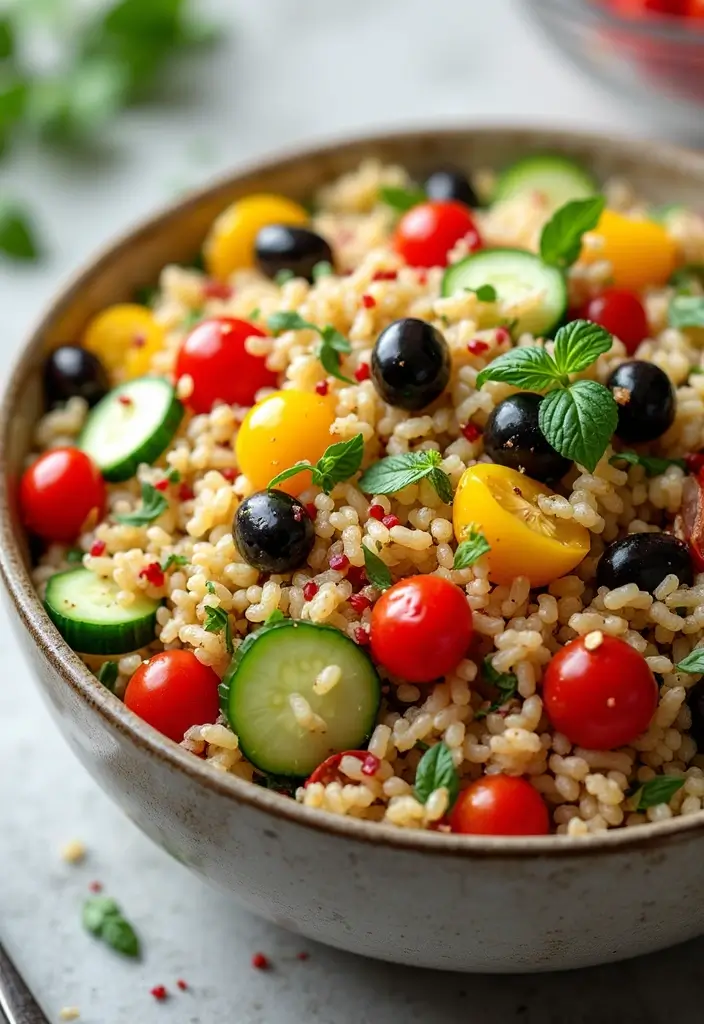 28 Mediterranean Meal Prep Recipes to Simplify Your Week - 14. Greek Orzo Salad