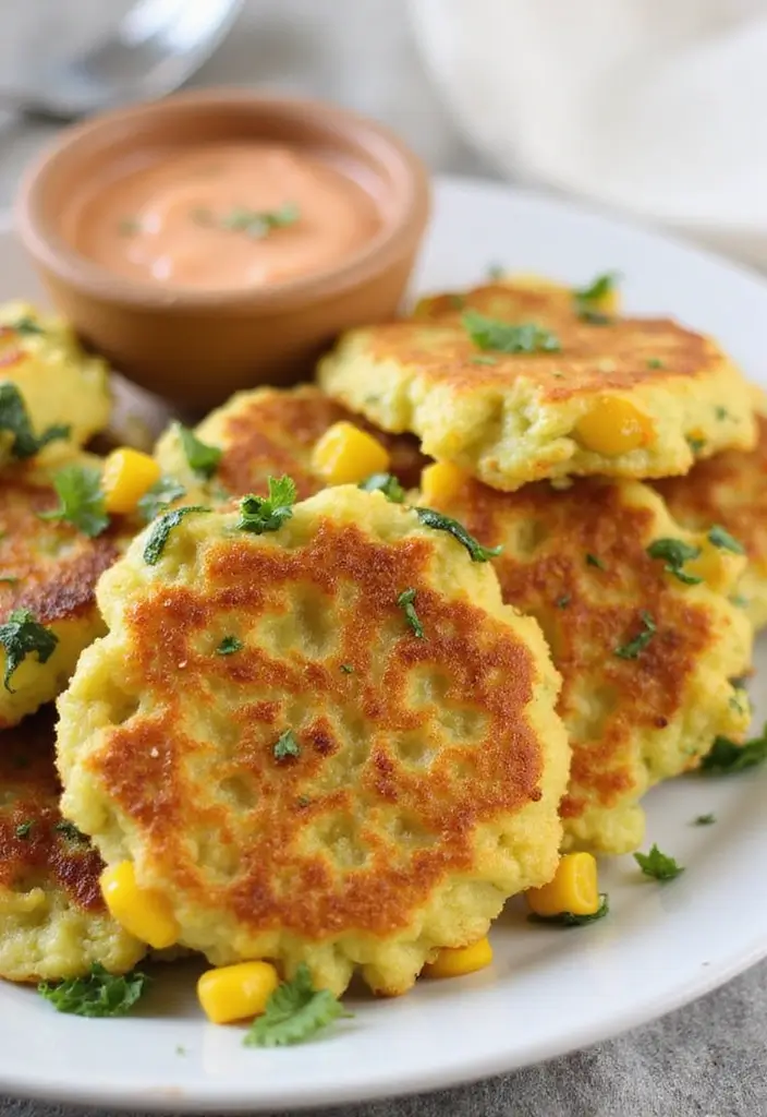 28 Mediterranean Meal Prep Recipes to Simplify Your Week - 17. Zucchini and Corn Fritters
