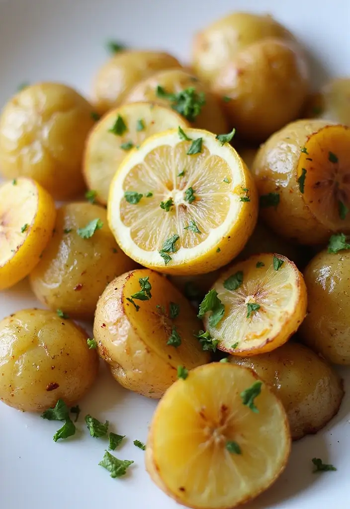 28 Mediterranean Meal Prep Recipes to Simplify Your Week - 18. Lemon and Olive Oil Roasted Potatoes