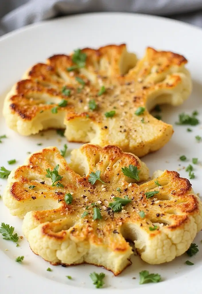 28 Mediterranean Meal Prep Recipes to Simplify Your Week - 23. Spiced Cauliflower Steak