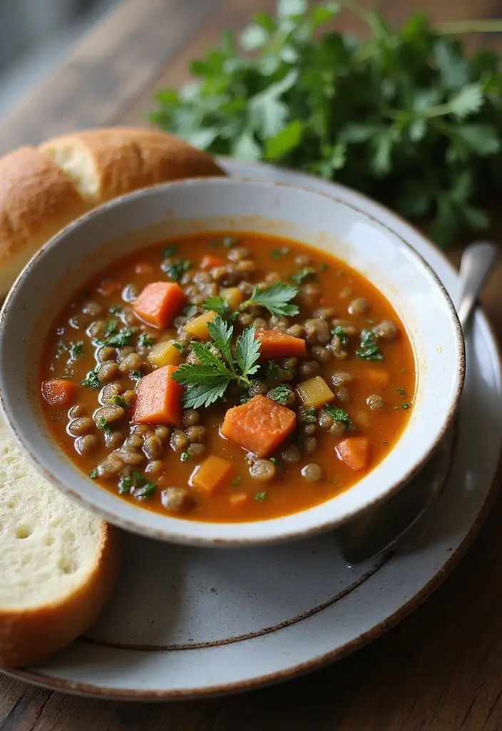 28 Mediterranean Meal Prep Recipes to Simplify Your Week - 3. Greek Lentil Soup