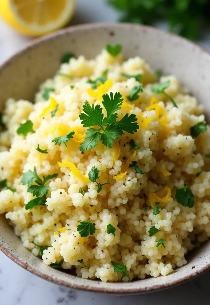 28 Mediterranean Meal Prep Recipes to Simplify Your Week - 8. Herb and Lemon Couscous