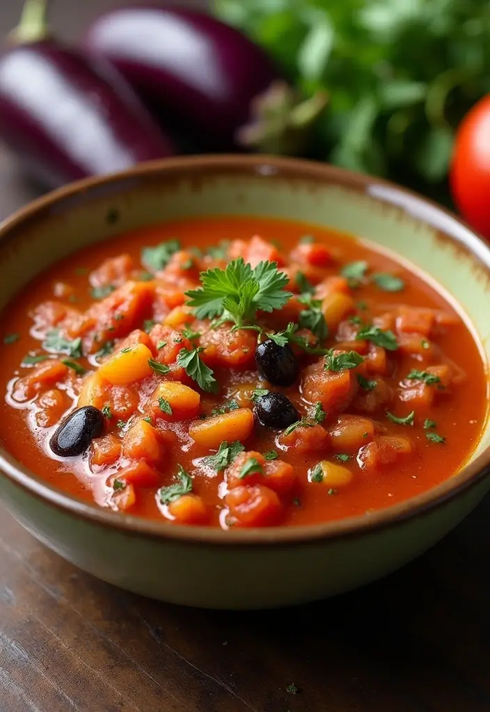 28 Mediterranean Soup Recipes to Warm Your Day 85 28 Mediterranean Soup Recipes to Warm Your Day - 13. Sicilian Caponata Soup