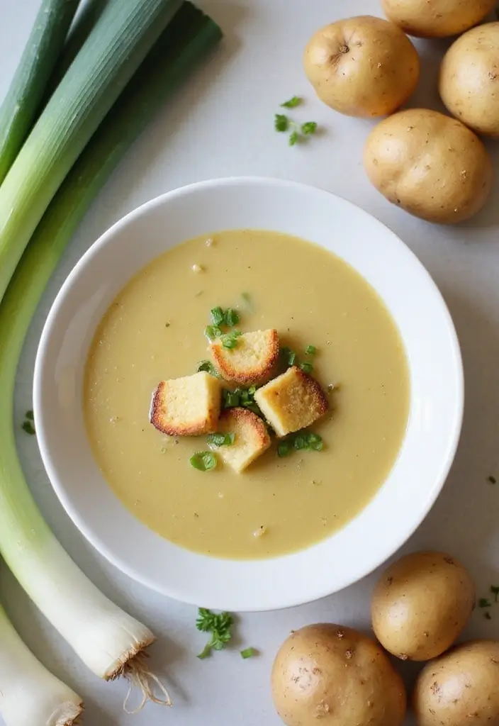 28 Mediterranean Soup Recipes to Warm Your Day 106 28 Mediterranean Soup Recipes to Warm Your Day - 16. Potato and Leek Soup