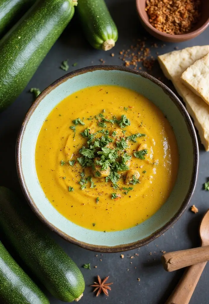 28 Mediterranean Soup Recipes to Warm Your Day 113 28 Mediterranean Soup Recipes to Warm Your Day - 17. Moroccan Zucchini Soup