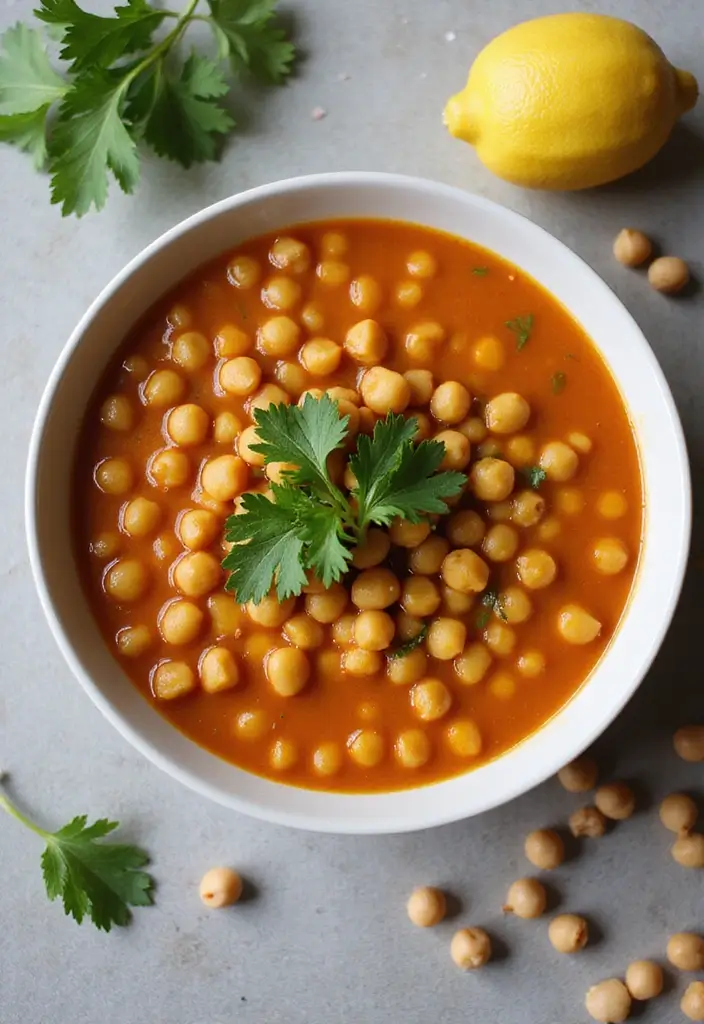 28 Mediterranean Soup Recipes to Warm Your Day 8 28 Mediterranean Soup Recipes to Warm Your Day - 2. Hearty Mediterranean Chickpea Soup