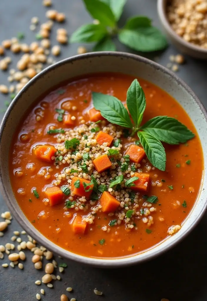 28 Mediterranean Soup Recipes to Warm Your Day 160 28 Mediterranean Soup Recipes to Warm Your Day - 24. Lentil and Quinoa Soup