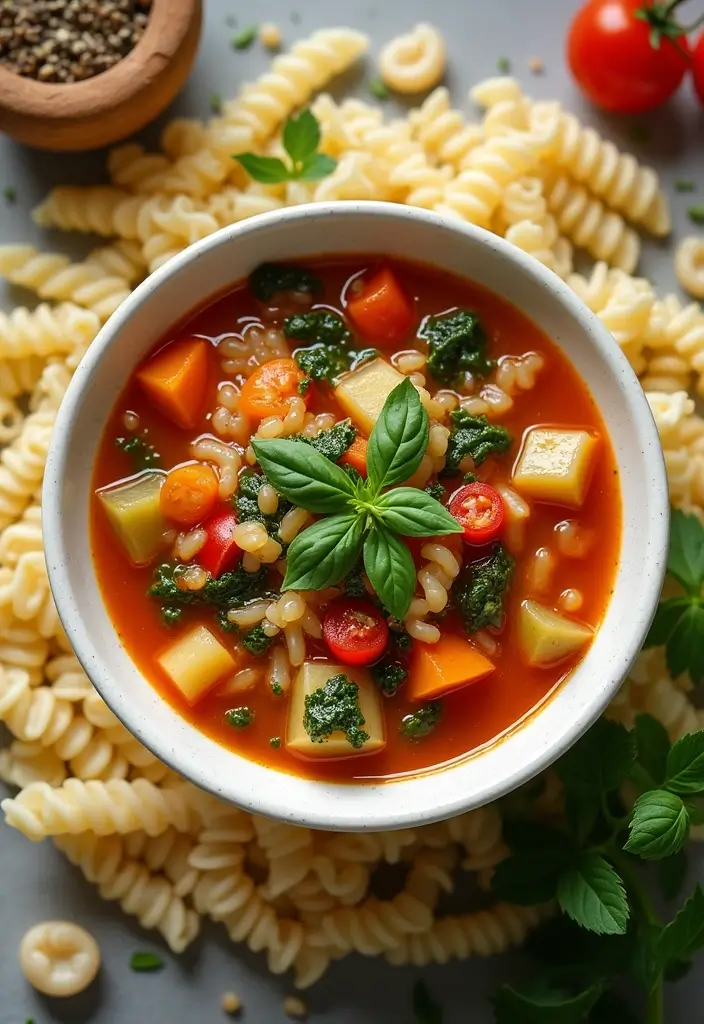 28 Mediterranean Soup Recipes to Warm Your Day 181 28 Mediterranean Soup Recipes to Warm Your Day - 27. Vegetable and Orzo Soup