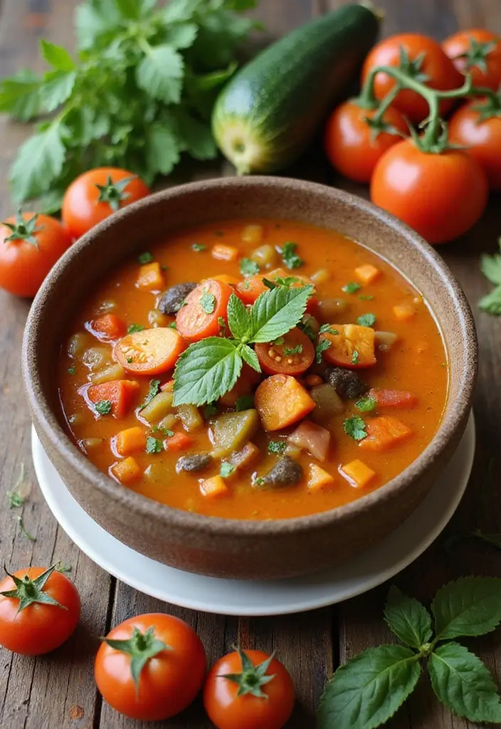28 Mediterranean Soup Recipes to Warm Your Day 29 28 Mediterranean Soup Recipes to Warm Your Day - 5. Mediterranean Vegetable Soup