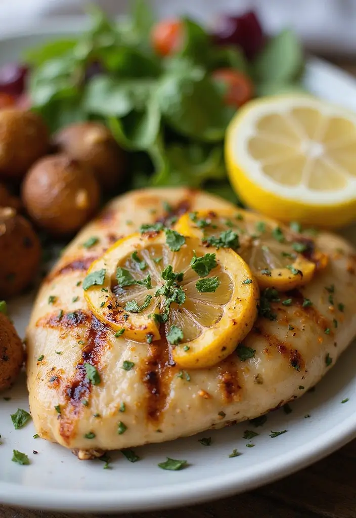 29 Easy Mediterranean Diet Dinners for Slow Cooker Nights 65 29 Easy Mediterranean Diet Dinners for Slow Cooker Nights - 11. Lemon Herb Grilled Chicken