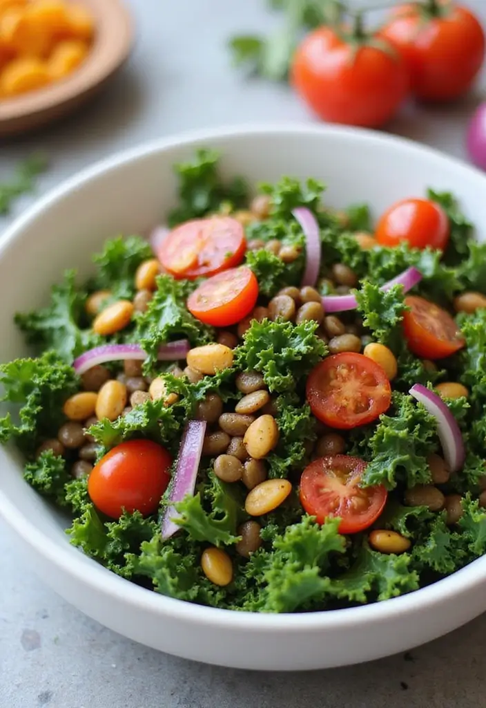 29 Easy Mediterranean Diet Dinners for Slow Cooker Nights 91 29 Easy Mediterranean Diet Dinners for Slow Cooker Nights - 15. Cumin-Spiced Lentil and Kale Salad