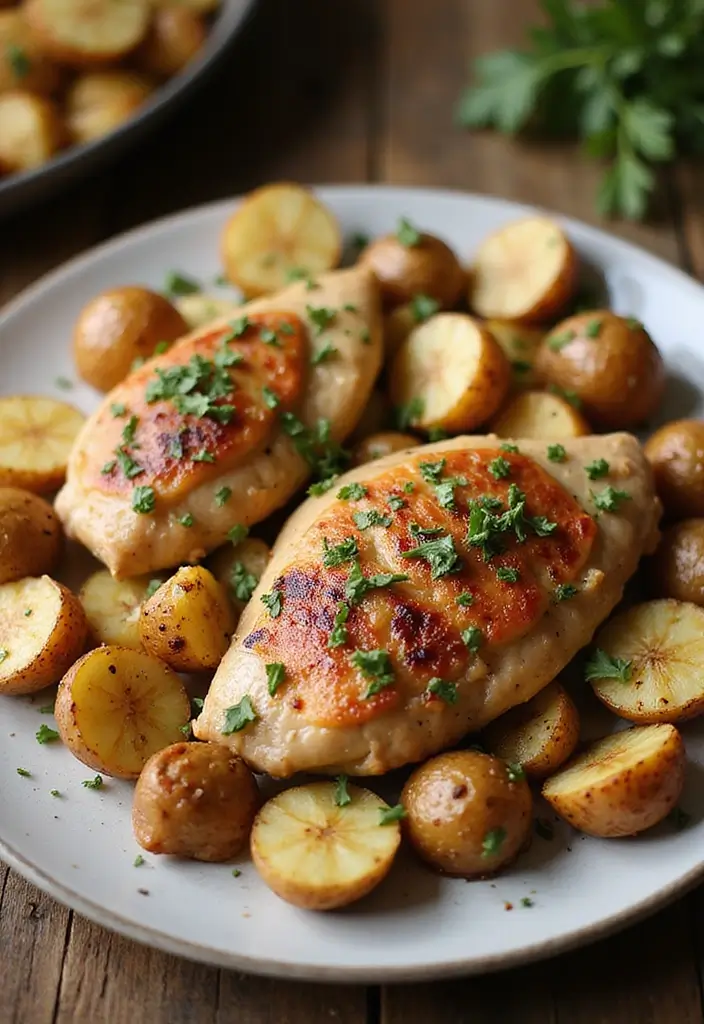29 Easy Mediterranean Diet Dinners for Slow Cooker Nights 122 29 Easy Mediterranean Diet Dinners for Slow Cooker Nights - 20. Mediterranean Baked Chicken and Potatoes