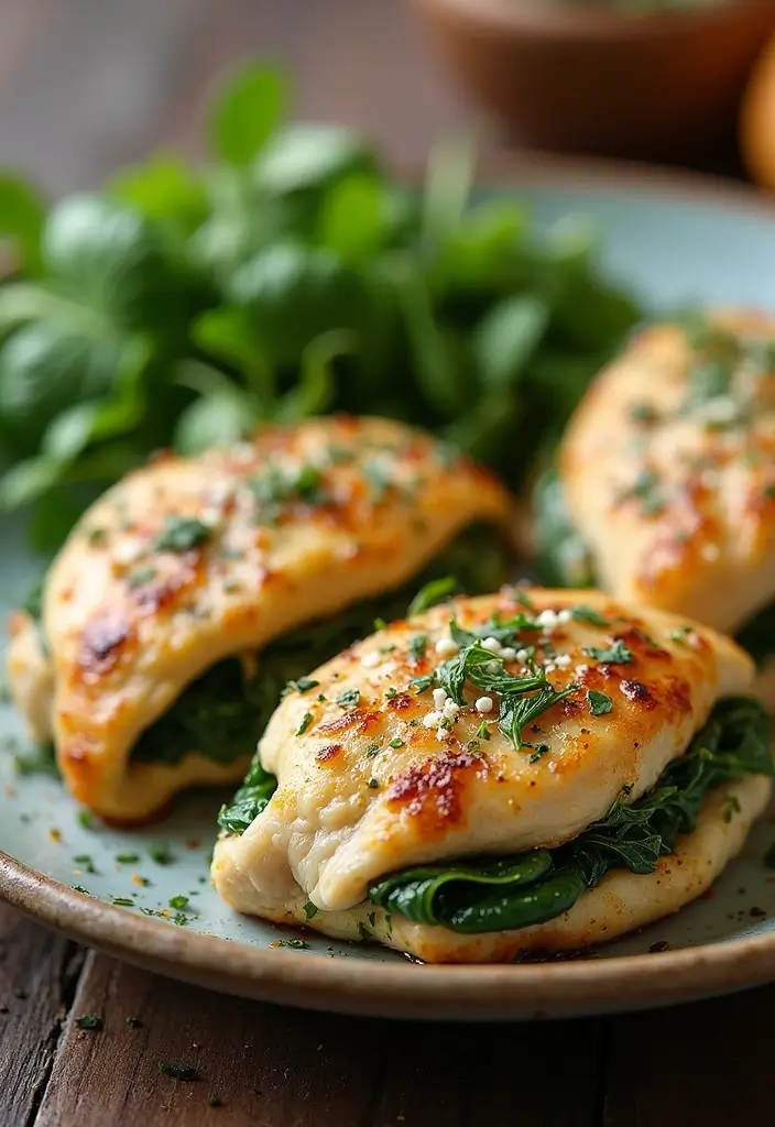29 Easy Mediterranean Diet Dinners for Slow Cooker Nights 146 29 Easy Mediterranean Diet Dinners for Slow Cooker Nights - 24. Spinach and Feta Stuffed Chicken Breasts