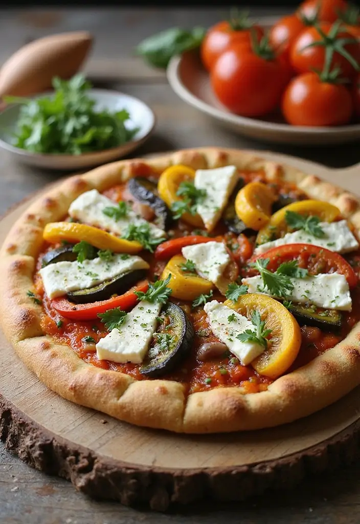 29 Easy Mediterranean Diet Dinners for Slow Cooker Nights 153 29 Easy Mediterranean Diet Dinners for Slow Cooker Nights - 25. Mediterranean Veggie Pizza