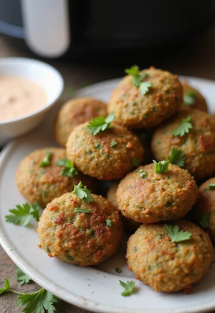 30 Air Fryer Mediterranean Recipes That Are Crispy and Light - 1. Crispy Air Fryer Falafel