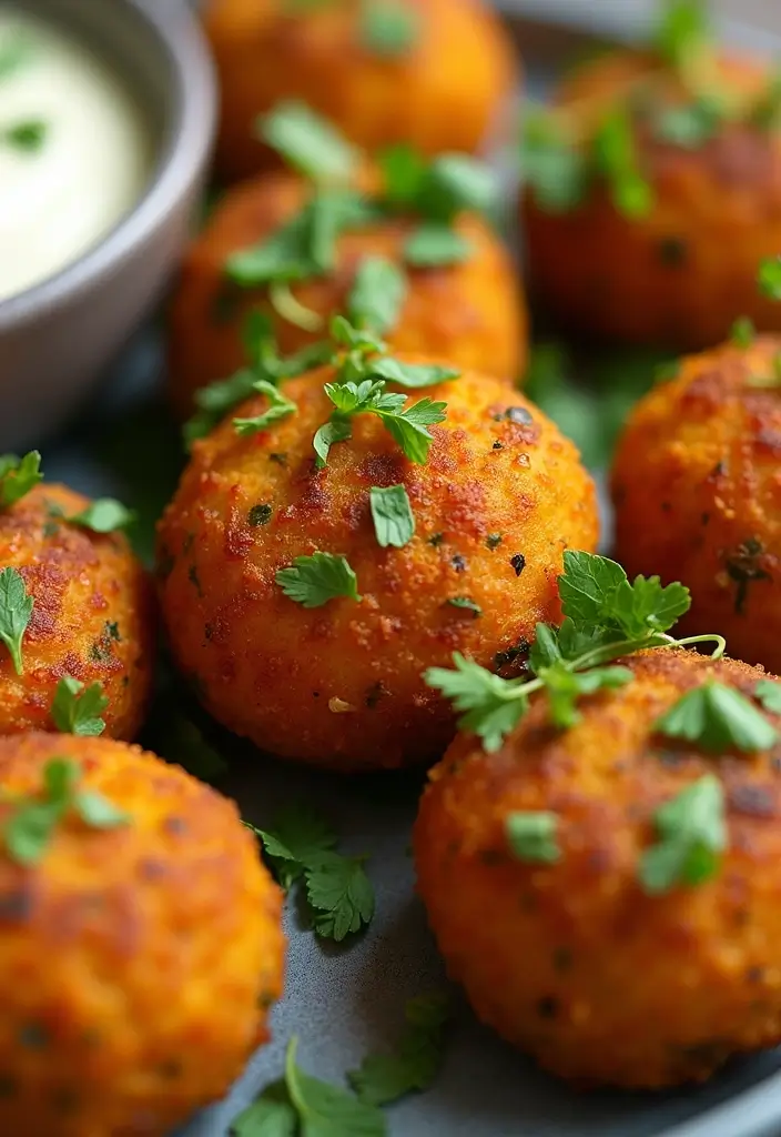 30 Air Fryer Mediterranean Recipes That Are Crispy and Light - 26. Air Fryer Sweet Potato Falafel