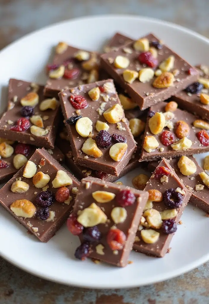 30 Air Fryer Mediterranean Recipes That Are Crispy and Light - 30. Air Fryer Greek Yogurt Chocolate Bark