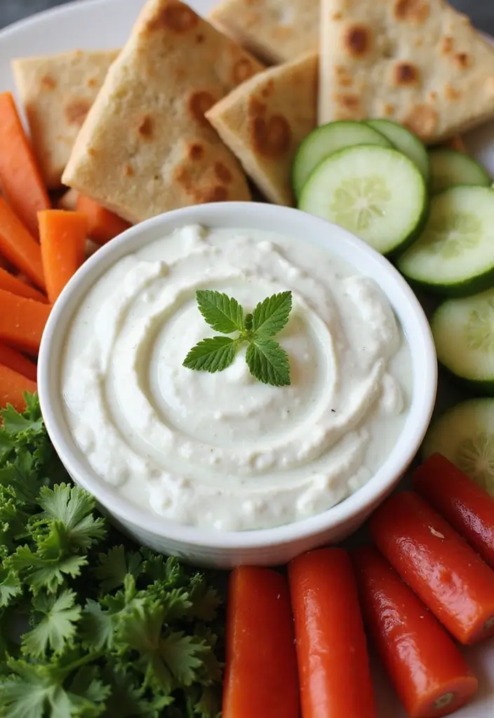 30 Air Fryer Mediterranean Recipes That Are Crispy and Light - 7. Air Fryer Tzatziki Dip