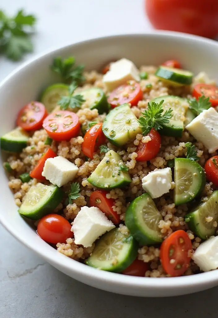 30+ Best Mediterranean Diet Recipes to Cook This Month 1 30+ Best Mediterranean Diet Recipes to Cook This Month - 1. Mediterranean Quinoa Salad