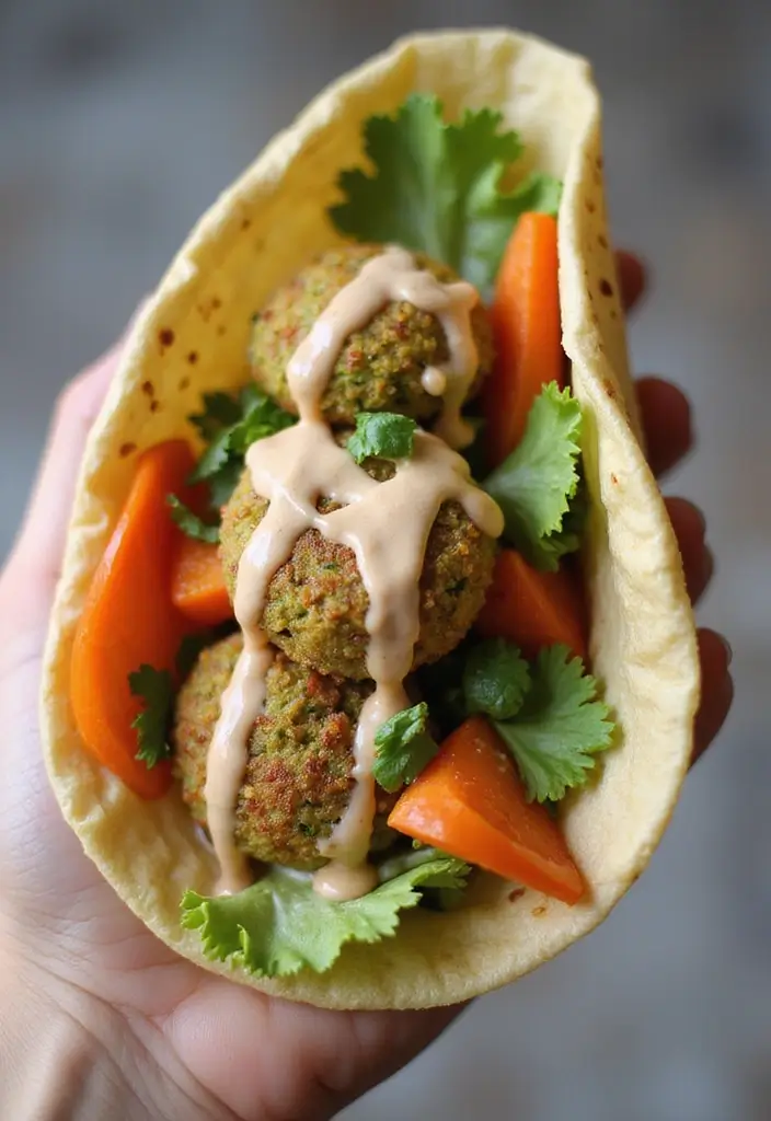 30+ Best Mediterranean Diet Recipes to Cook This Month 85 30+ Best Mediterranean Diet Recipes to Cook This Month - 15. Falafel Wraps with Tahini Sauce
