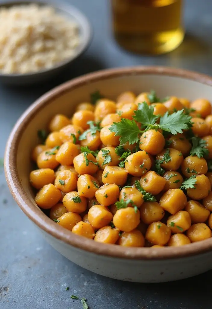 30+ Best Mediterranean Diet Recipes to Cook This Month 177 30+ Best Mediterranean Diet Recipes to Cook This Month - 29. Garlic Lemon Chickpeas