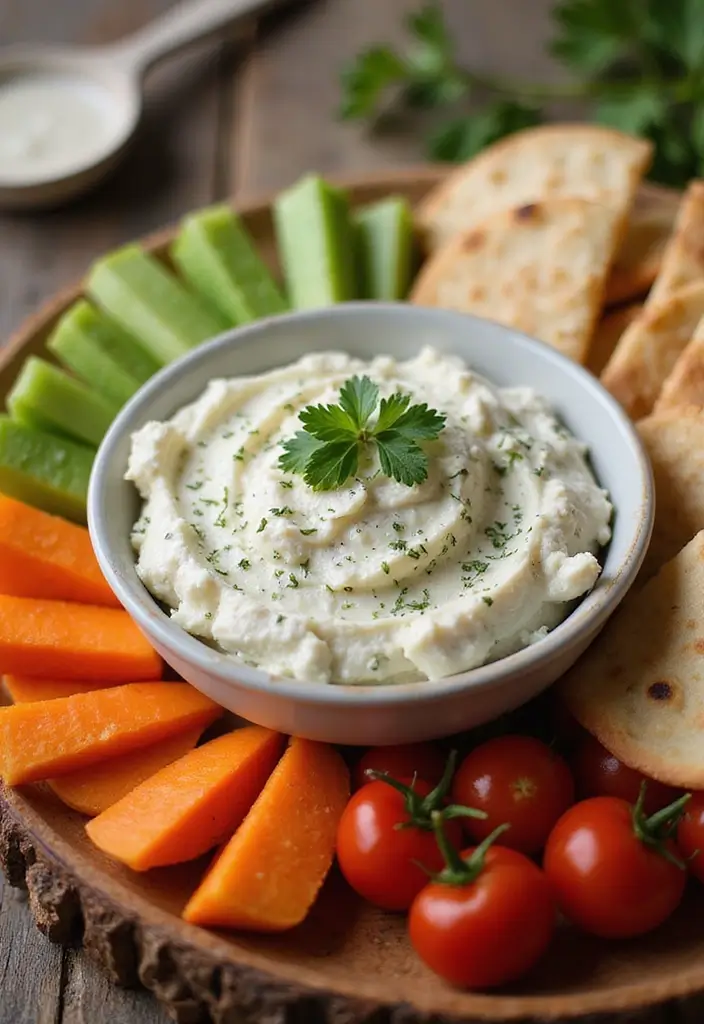 30+ Best Mediterranean Diet Recipes to Cook This Month 22 30+ Best Mediterranean Diet Recipes to Cook This Month - 4. Herbed Feta Dip
