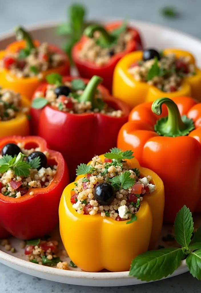 30+ Best Mediterranean Diet Recipes to Cook This Month 27 30+ Best Mediterranean Diet Recipes to Cook This Month - 5. Mediterranean Stuffed Peppers