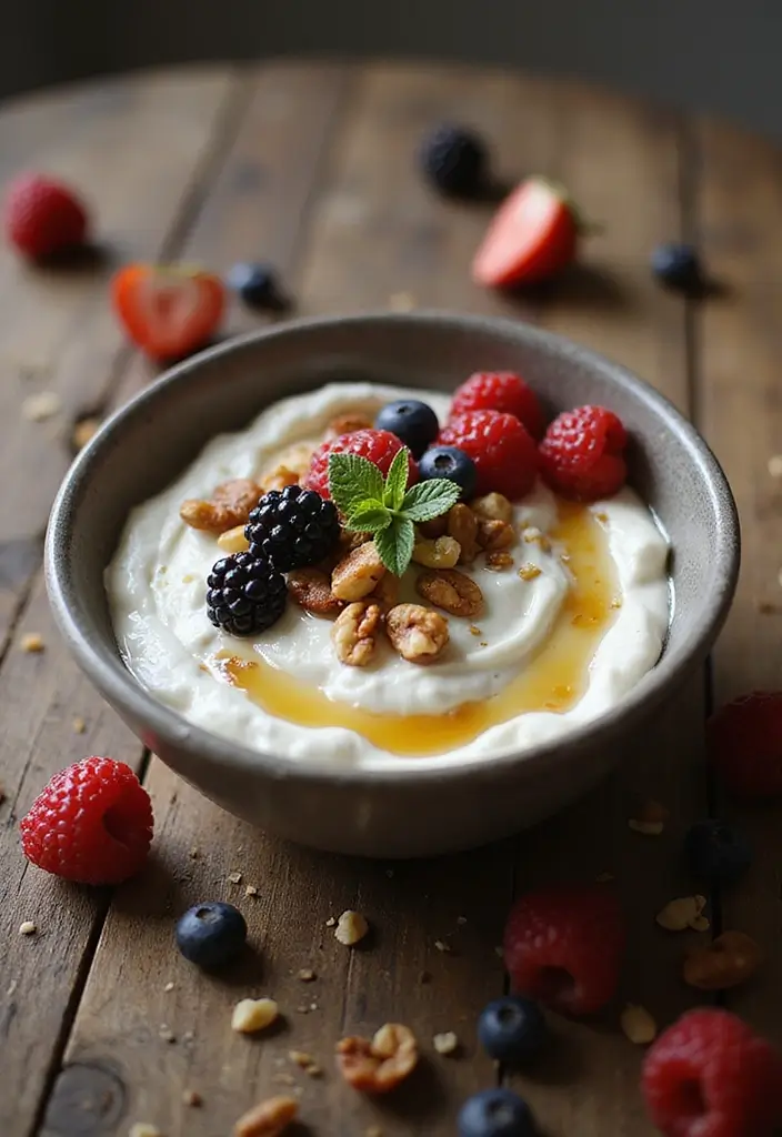 30 Easy Mediterranean Diet Dinner Recipes for Busy Evenings 143 30 Easy Mediterranean Diet Dinner Recipes for Busy Evenings - 23. Honey Yogurt with Nuts & Berries