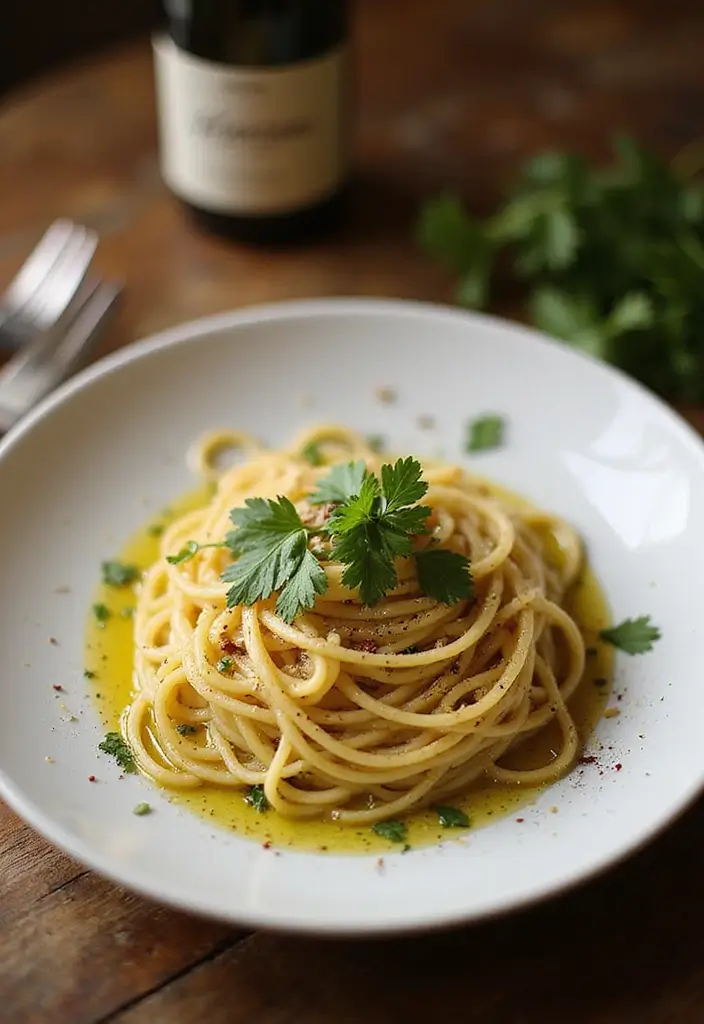 30 Easy Mediterranean Diet Dinner Recipes for Busy Evenings 170 30 Easy Mediterranean Diet Dinner Recipes for Busy Evenings - 28. Spaghetti Aglio e Olio