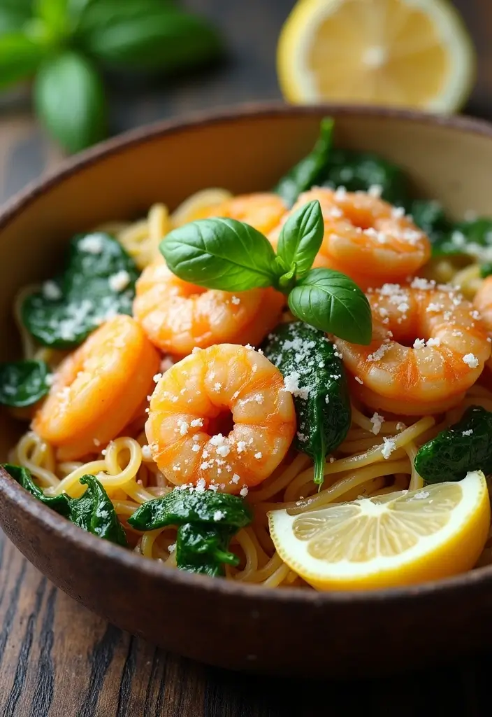 30 Easy Mediterranean Diet Dinner Recipes for Busy Evenings 13 30 Easy Mediterranean Diet Dinner Recipes for Busy Evenings - 3. Lemon Garlic Shrimp Pasta