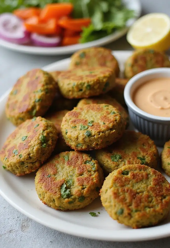 30 Easy Mediterranean Diet Recipes for Everyday Cooking 60 30 Easy Mediterranean Diet Recipes for Everyday Cooking - 10. Baked Falafel with Tahini Sauce