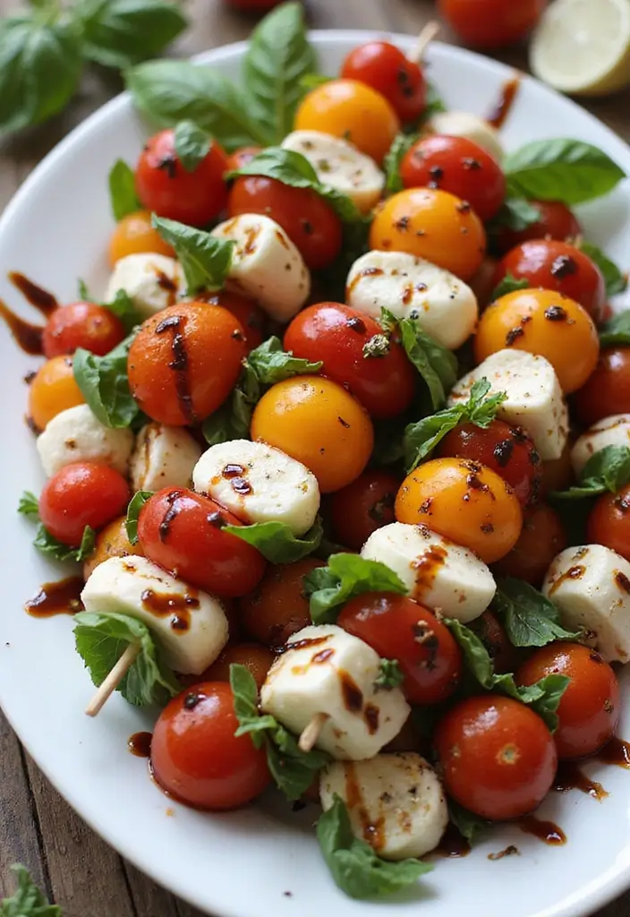 30 Easy Mediterranean Diet Recipes for Everyday Cooking 74 30 Easy Mediterranean Diet Recipes for Everyday Cooking - 12. Caprese Skewers
