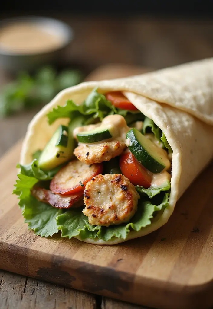 30 Easy Mediterranean Diet Recipes for Everyday Cooking 95 30 Easy Mediterranean Diet Recipes for Everyday Cooking - 15. Zaatar Chicken Wraps
