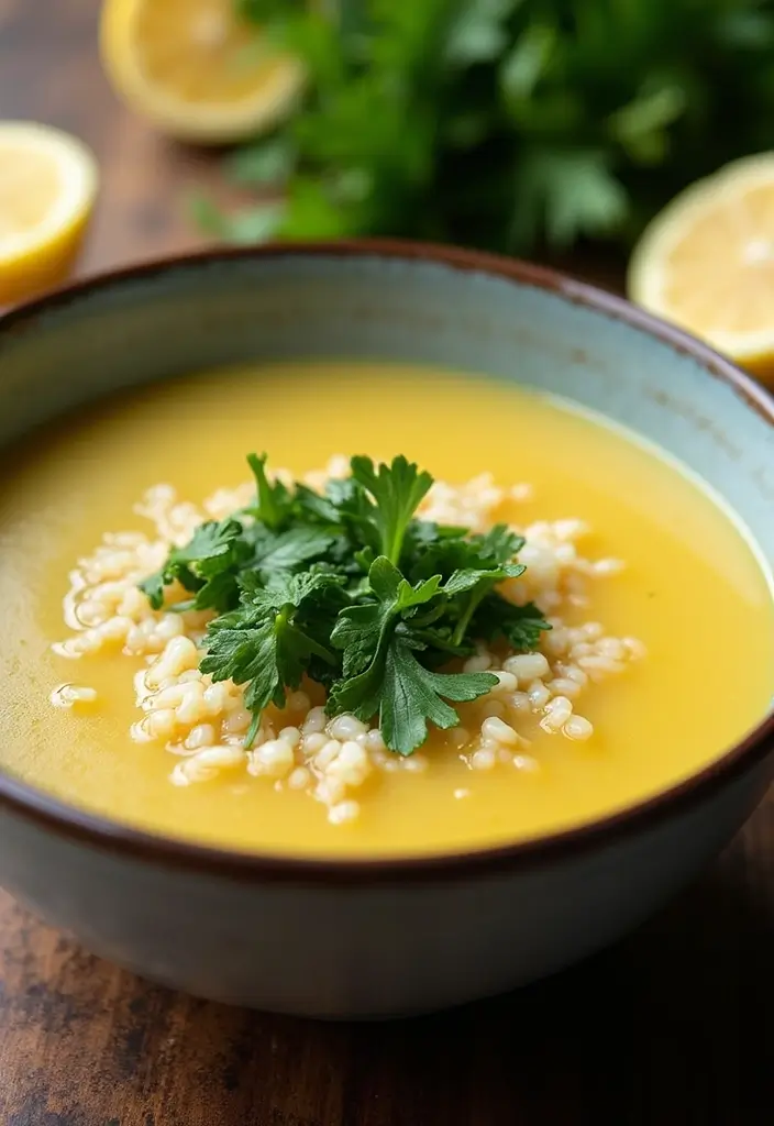 30 Easy Mediterranean Diet Recipes for Everyday Cooking 145 30 Easy Mediterranean Diet Recipes for Everyday Cooking - 23. Lemon Orzo Soup