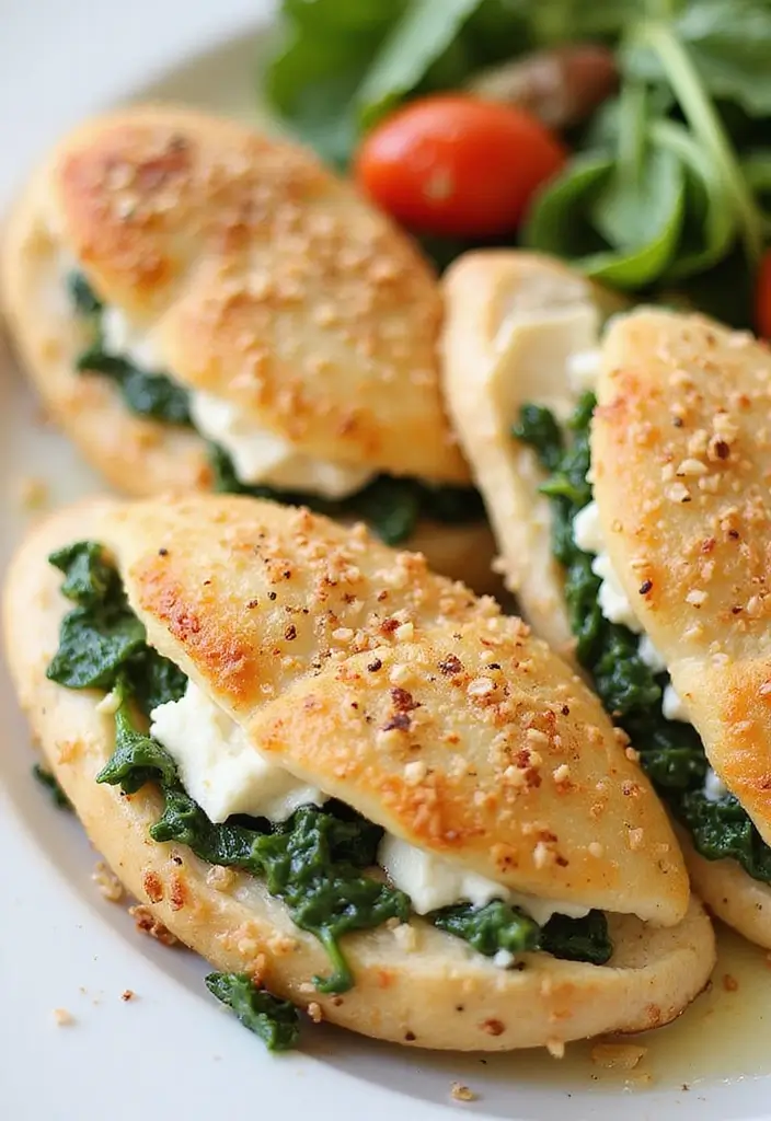 30 Easy Mediterranean Diet Recipes for Everyday Cooking 152 30 Easy Mediterranean Diet Recipes for Everyday Cooking - 24. Feta and Spinach Stuffed Chicken