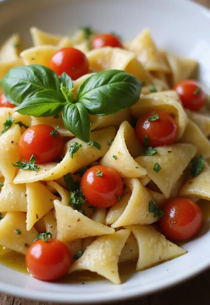 30 Easy Mediterranean Diet Recipes for Everyday Cooking 36 30 Easy Mediterranean Diet Recipes for Everyday Cooking - 6. Tomato Basil Pasta