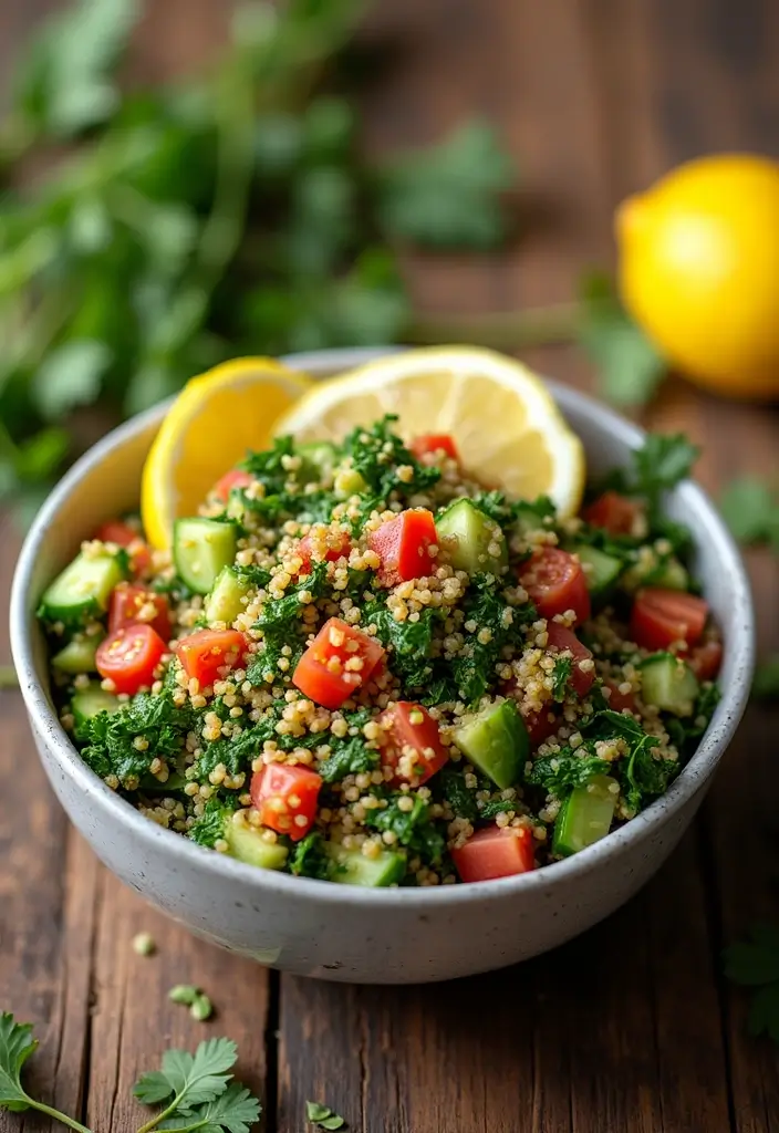 30 Gluten-Free Mediterranean Diet Recipes Full of Flavor - 1. Quinoa Tabbouleh Salad