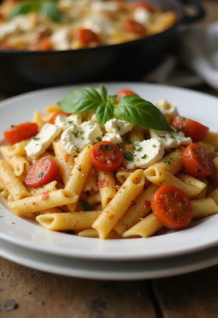 30 Gluten-Free Mediterranean Diet Recipes Full of Flavor - 11. Baked Feta Pasta