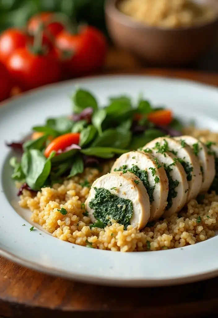 30 Gluten-Free Mediterranean Diet Recipes Full of Flavor - 12. Spinach and Feta Stuffed Chicken