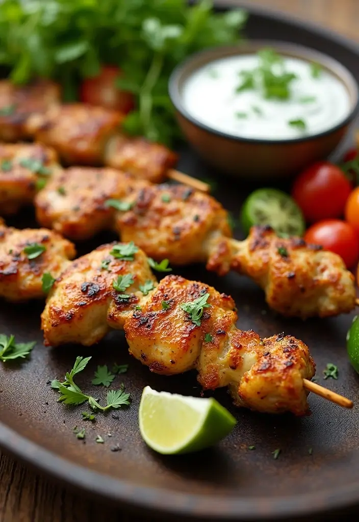 30 Gluten-Free Mediterranean Diet Recipes Full of Flavor - 20. Oregano Chicken Skewers