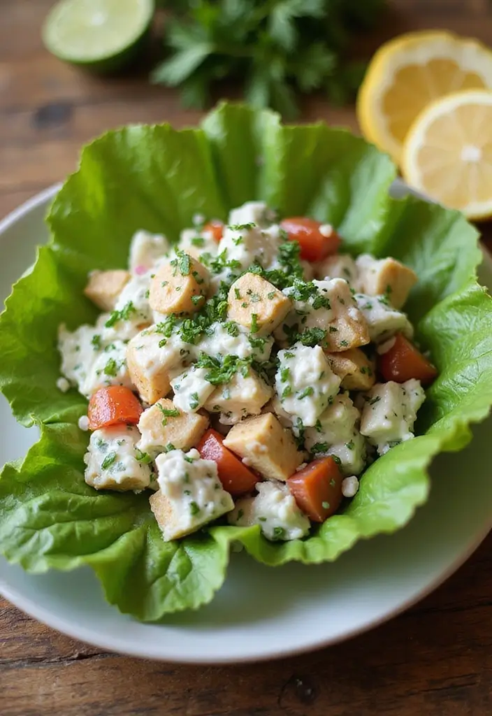 30 Gluten-Free Mediterranean Diet Recipes Full of Flavor - 8. Greek Yogurt Chicken Salad