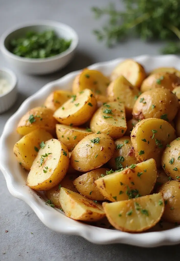 30 Heart-Healthy Mediterranean Recipes Doctors Recommend - 20. Olive Oil and Herb Roasted Potatoes