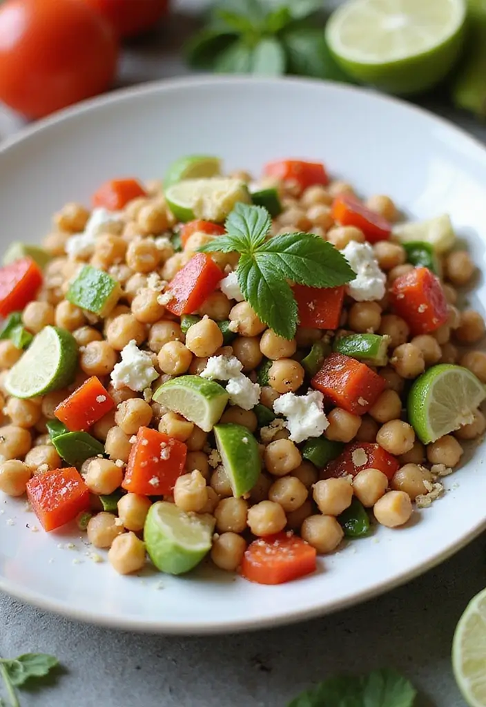 30 Heart-Healthy Mediterranean Recipes Doctors Recommend - 6. Greek Chickpea Salad