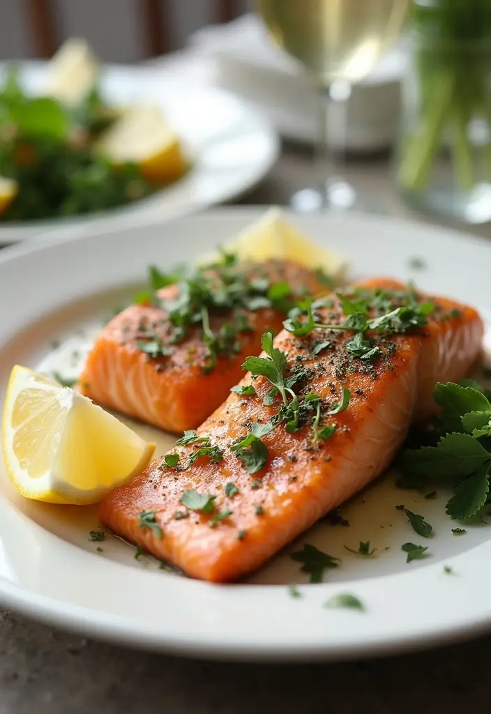 30 Low-Carb Mediterranean Recipes for Healthy Weight Loss 129 30 Low-Carb Mediterranean Recipes for Healthy Weight Loss - 21. Herb-Crusted Salmon