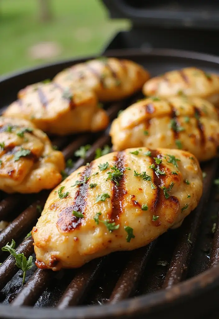 30 Low-Carb Mediterranean Recipes for Healthy Weight Loss 148 30 Low-Carb Mediterranean Recipes for Healthy Weight Loss - 24. Grilled Chicken with Lemon Garlic Marinade