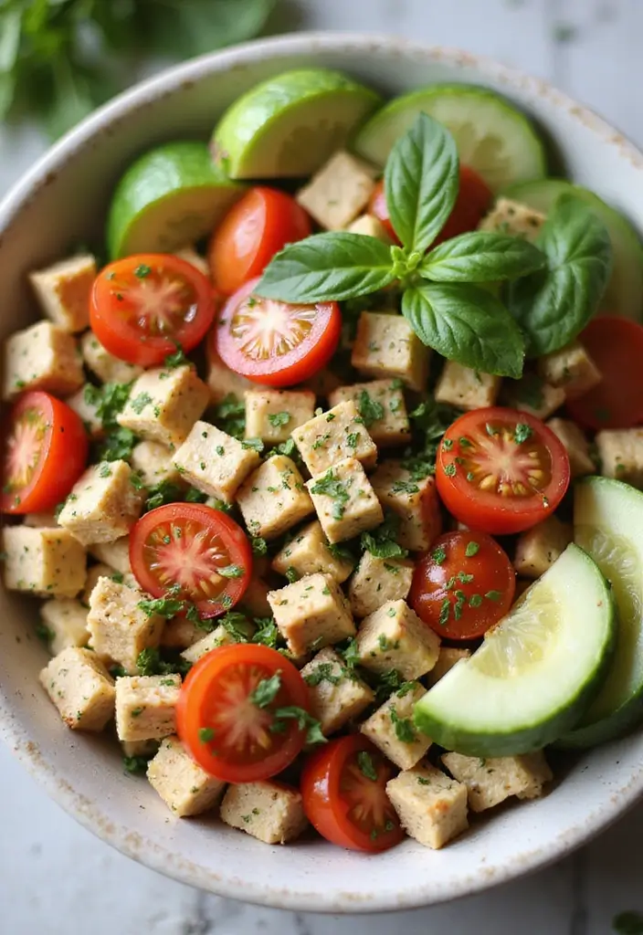 30 Low-Carb Mediterranean Recipes for Healthy Weight Loss 181 30 Low-Carb Mediterranean Recipes for Healthy Weight Loss - 29. Mediterranean Tempeh Bowl