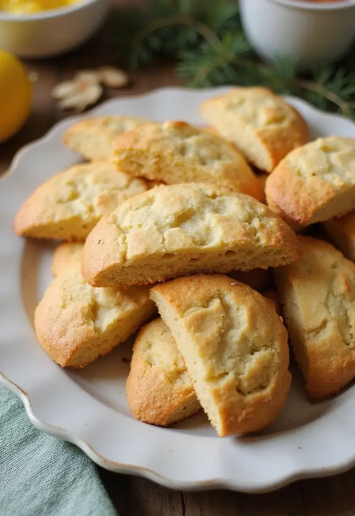 30 Mediterranean Christmas Recipes for a Festive Table 84 30 Mediterranean Christmas Recipes for a Festive Table - 14. Lemon Almond Biscotti